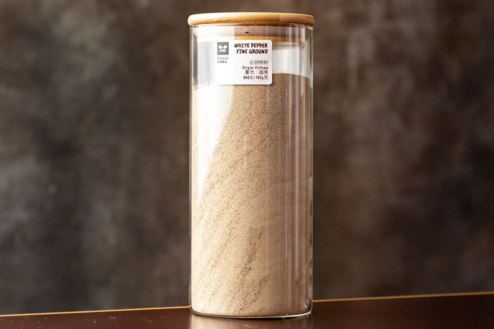 White Pepper Fine Ground 100g per pack