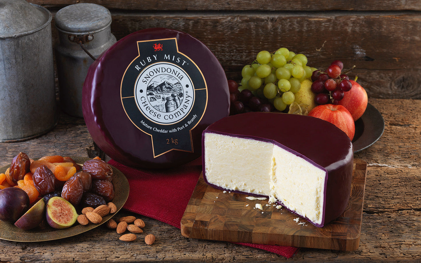 Ruby Mist Mature Cheddar with port and brandy 200g per piece