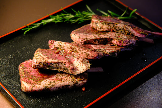 Marinated Lamb Chops with Chimichurri Sauce