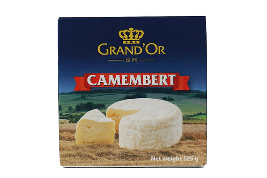 Danish Grand'Or Camembert Cheese 125g per piece