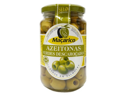 Macarico Portugal Pitted Green Olives 345g