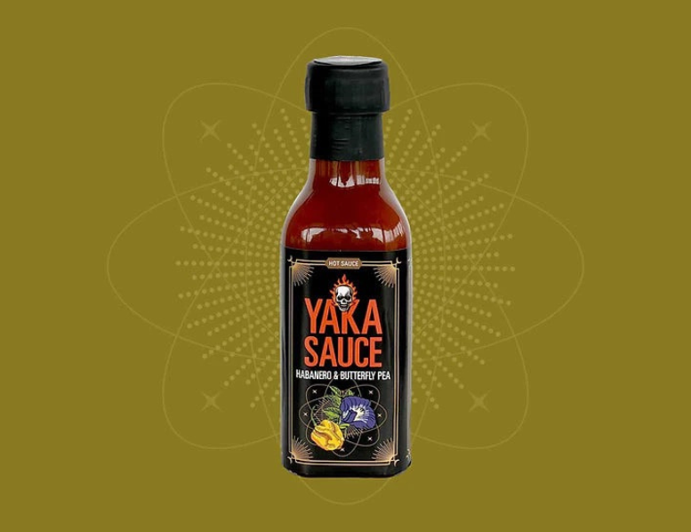 Yaka habanero and butterfly peas hot sauce 150ml