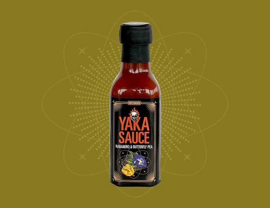 Yaka habanero and butterfly peas hot sauce 150ml