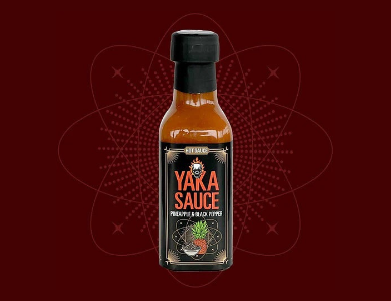 Yaka pineapple and black pepper hot sauce 150ml