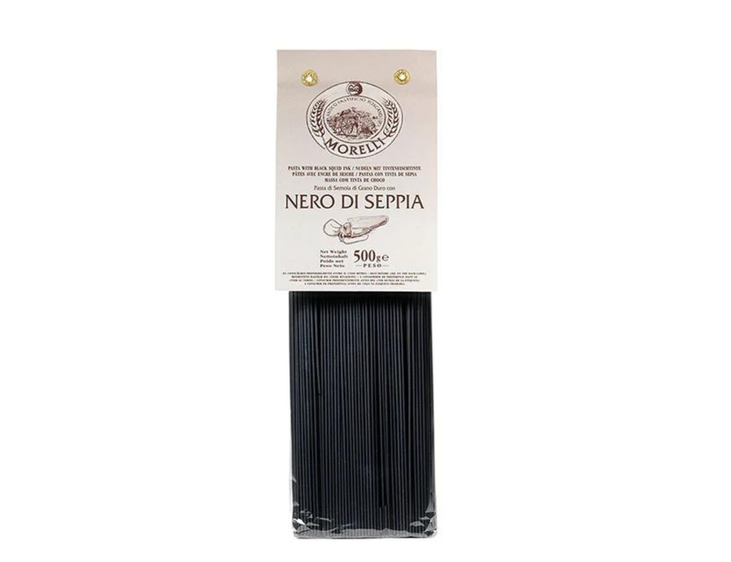 Morelli Black Squid Ink Spaghetti 500g