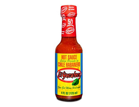 El Yucateco Red Habanero Hot Sauce 120mL