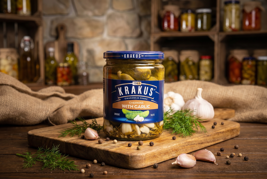 KRAKUS - Gherkins with Garlic